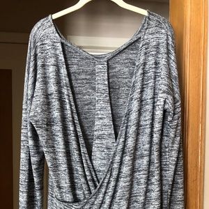 Athleta - Open Back Top - Grey